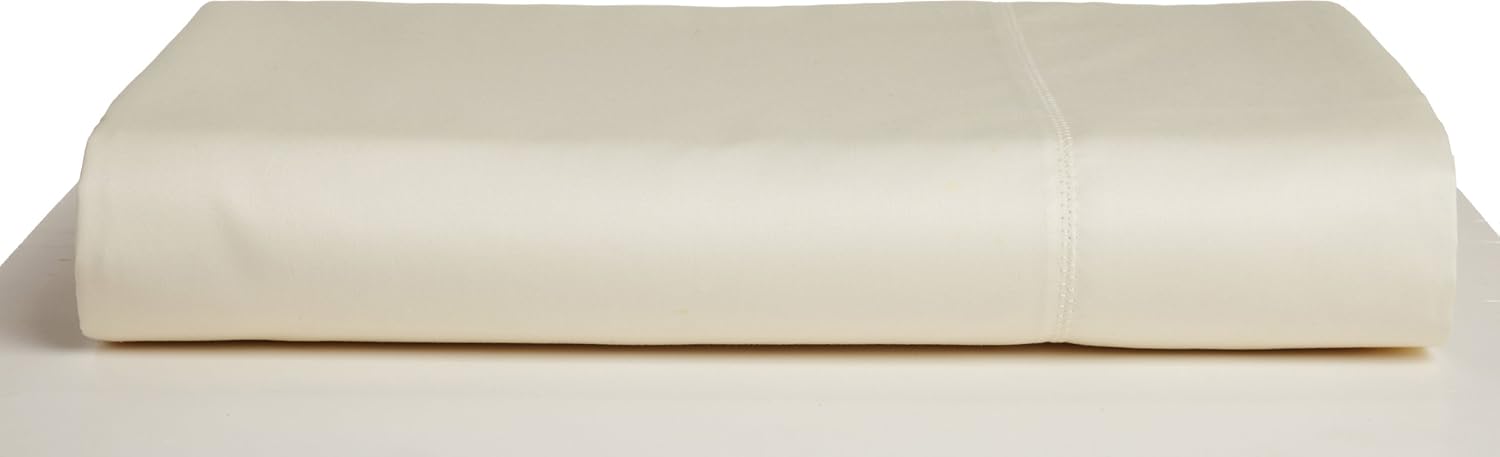 Calvin Klein Home Studio Florence Stitch Flat Sheet, Queen, Twine