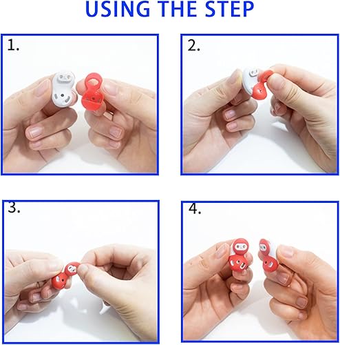 Miniatura 6 de 8 pares de almohadillas de silicona para Galaxy Buds Live, accesorios de repuesto para puntas de oído antideslizantes, compatibles con Samsung