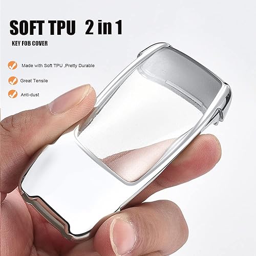 Miniatura 5 de HIBEYO Funda para llavero para Mercedes Benz A C G E Clase S CLA CLS GLA GLC GLE GLS SLC Accesorio de coche con llaveros 3 4 botones