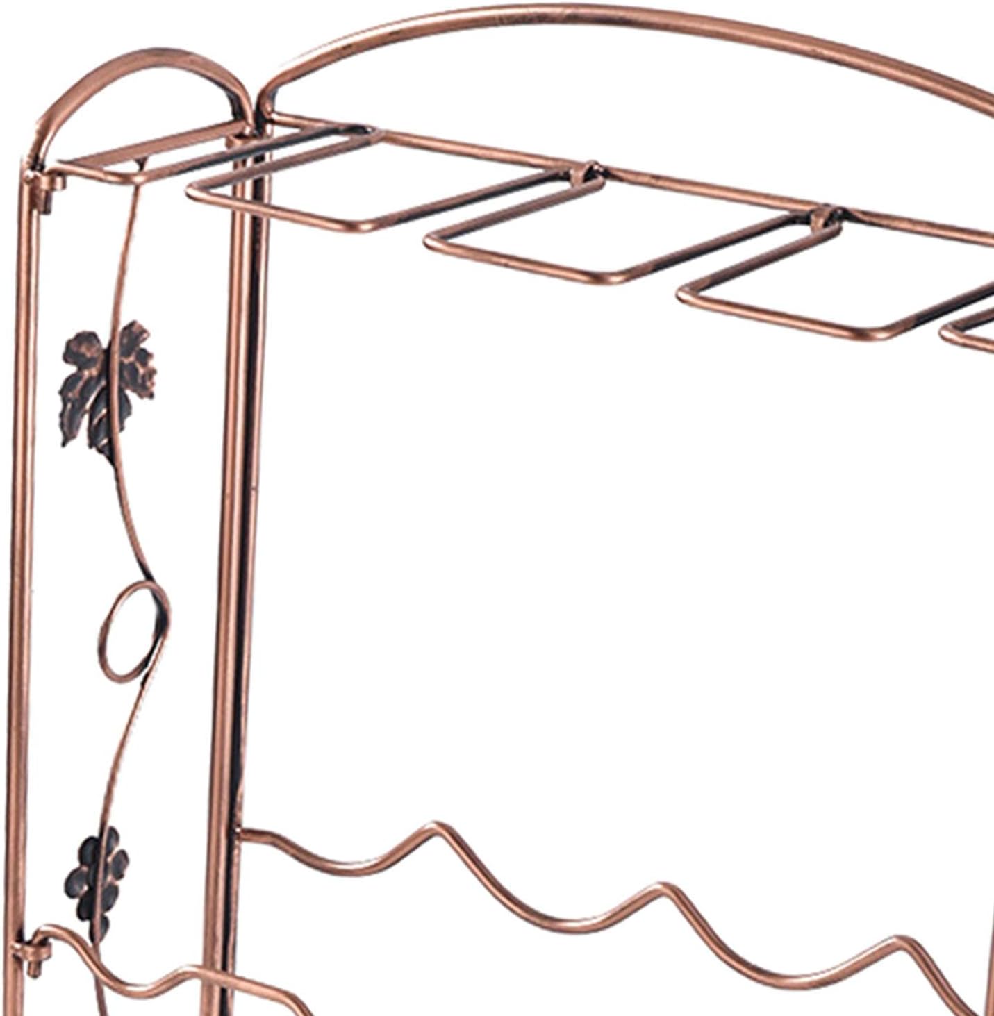 Enakshi® 2-Tier Stackable Standing Wine Rack No Assembly Required for Bedroom Office Bronze|Home & Garden | Kitchen, Dining & Bar | Bar Tools & Accessories | Wine Racks & Bottle Holders