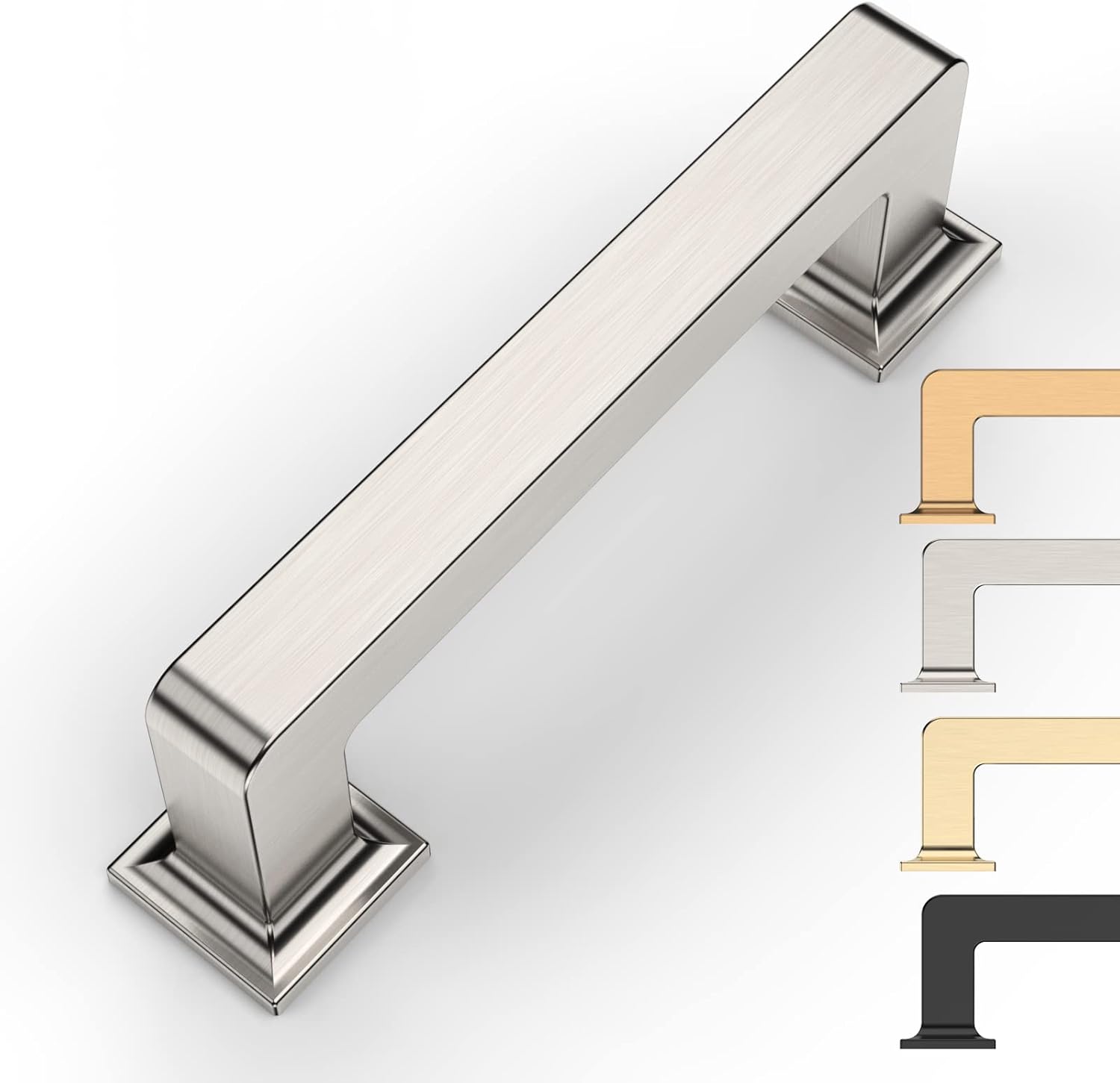 9BUILD 10 Pack 3 Inch Handles Brushed Satin Nickel Pulls Kitchen Handles