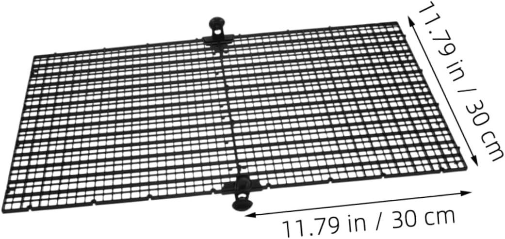 4pcs Aquarium Divider Grid Fish Tank Covers Cups for Jump Prevention Escape Prevention and Easy Installation