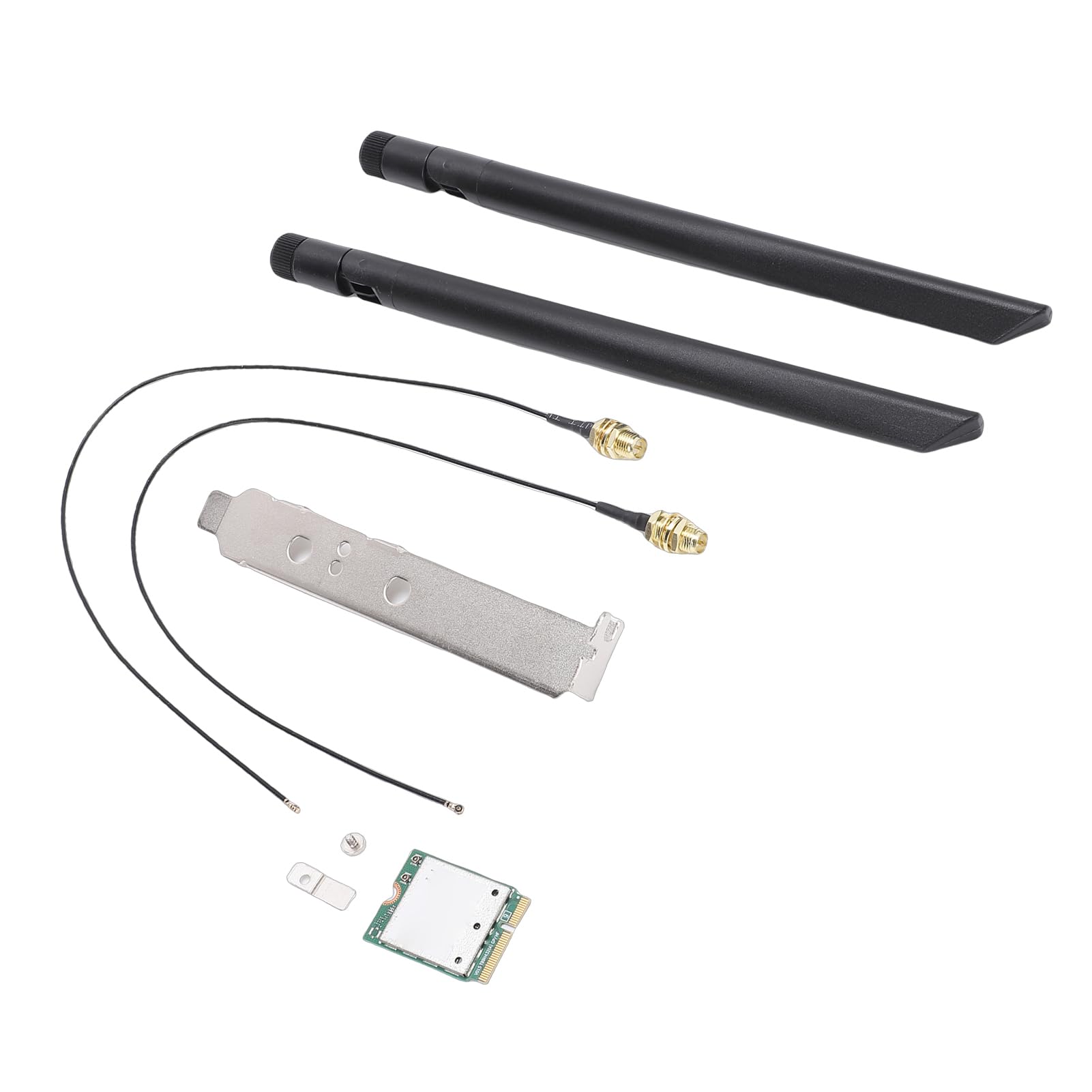WiFi 7 Wireless Card, M.2 NGFF Tri Band Network Card, 2x2 Antennas Network Adapter with Technology for Wider Coverage, Compatible with 11