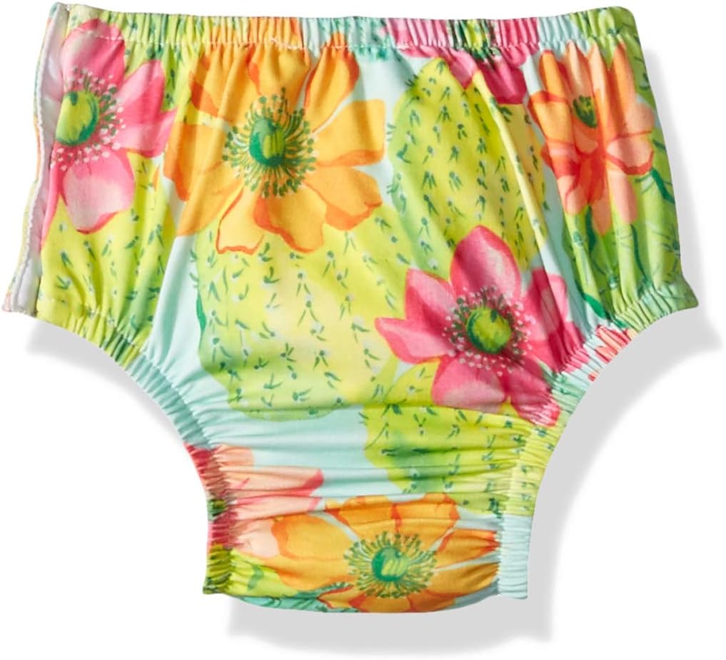 Masala Kids Baby-Girls Swim Diaper Cover Cactus Floral Multi