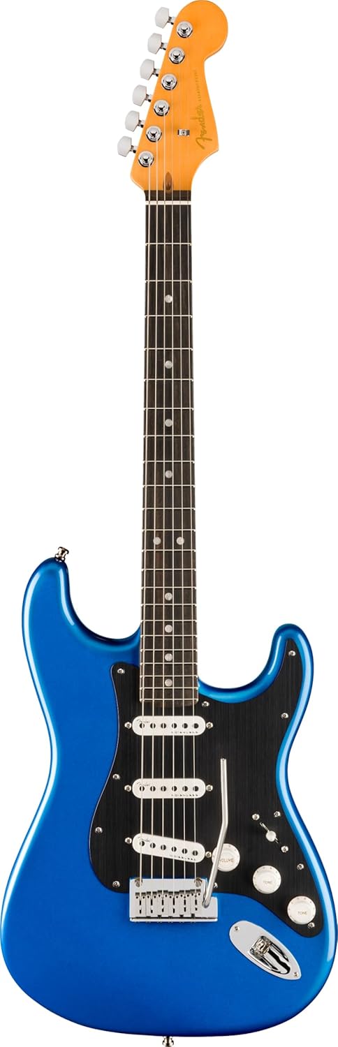 Fender American Ultra II Stratocaster Noble Blue front view