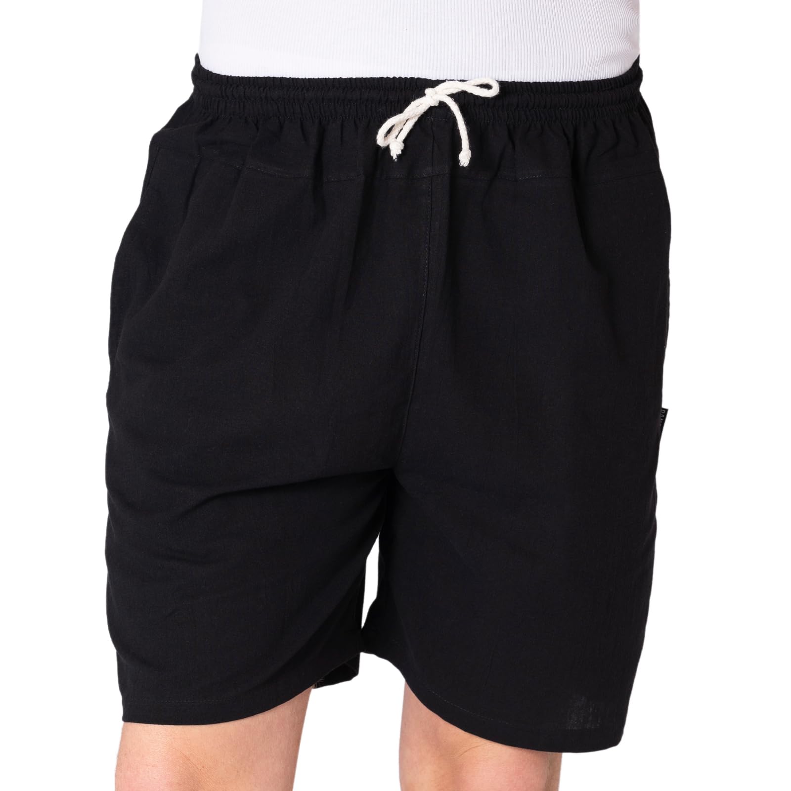 PANASIAM E-Pants Shorts 'Bahama', Cotton, Black, XL