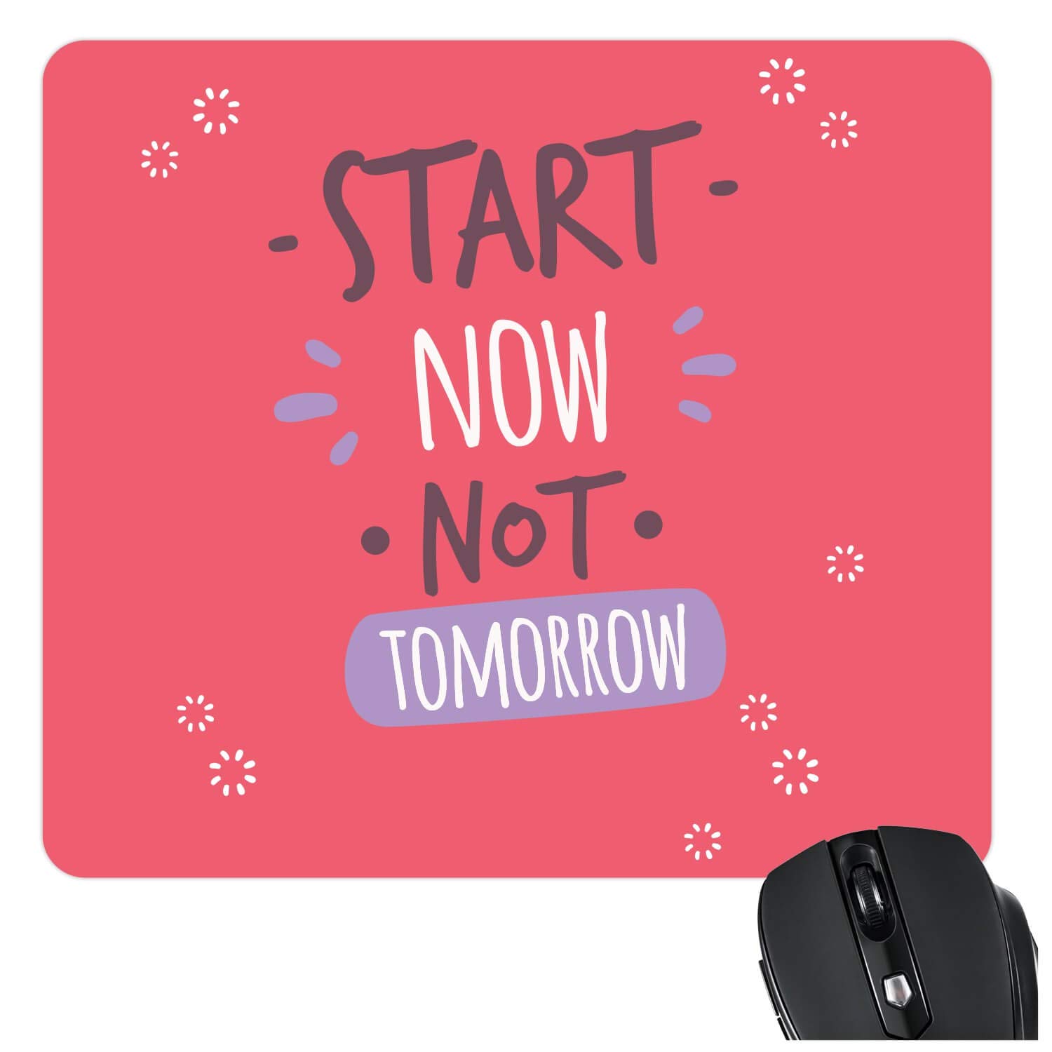 YaYa cafe New Year Christmas Gifts Motivational Quote Printed Mousepad for Computer, PC, Laptop - Start Now Not Tomorrow (B07JQVBK7W) Amazon Price History, Amazon Price Tracker