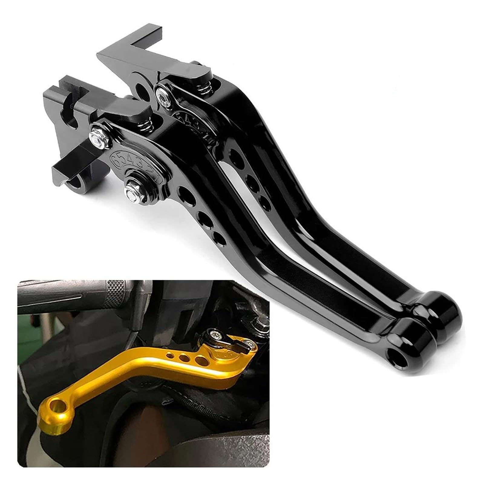 Leve Manubrio Per MONSTER 696 695 620 400 796 S2R 800 Moto Accessori Freno Leve di Frizione Maniglia Leva Set di Alluminio di CNC Leve Freno Frizione(3)