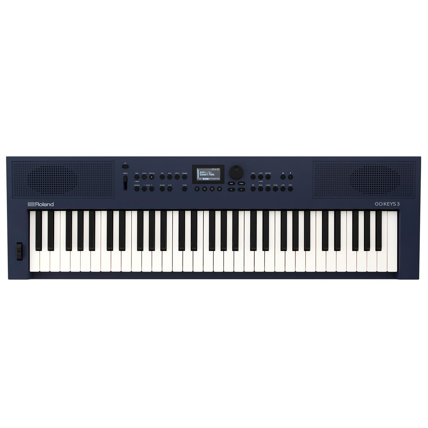Roland GO:Keys 3 Music Creation Keyboard Midnight Blue 61 Tasten + keepdrum Keyboardständer