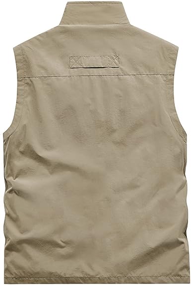 Cargo Vest Men Men's Outdoor Sports Vest - Thin Waistcoat With