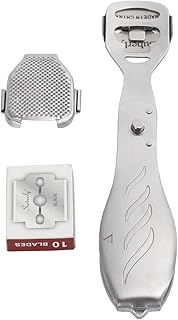 FRCOLOR Limador de Calos Arquivo de Ferramentas de Cuidados Com Os Pés Removedor de Pele Dura para Pés de Mão Raspador de Pés Removedor de Calos de Pele Morta Prata