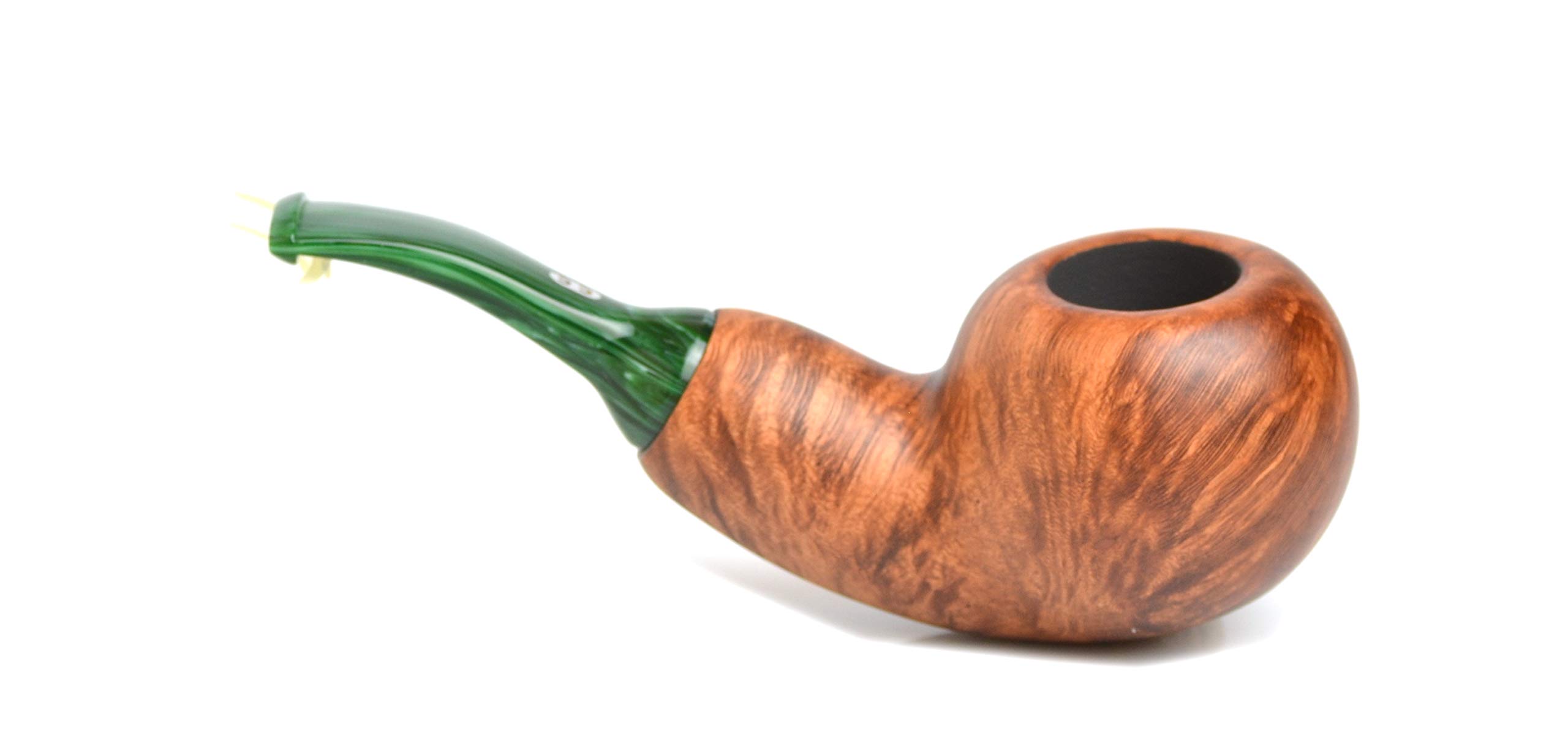Pipa Chacom Reverse Calabash en bruyère lisse marron fait main