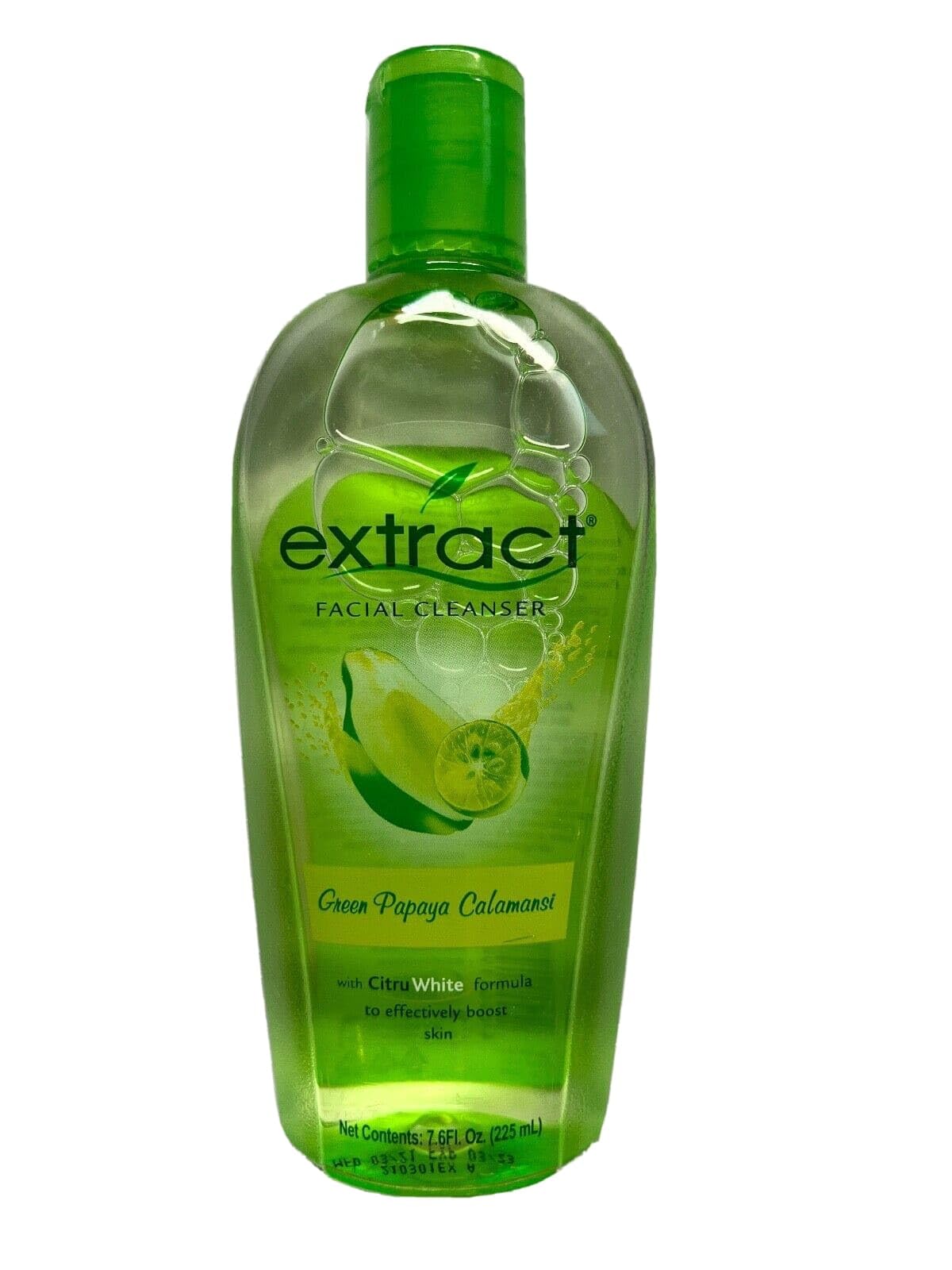 ExtractFacial Cleanser Papaya Calamansi - With Citrus White Formula - Boost Skin Texture and Tone - Deeply Cleanses - 225ml