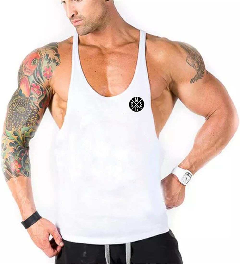 YeeHoo Hommes La Musculation Workout Débardeur Raidisseur Jogging Sport