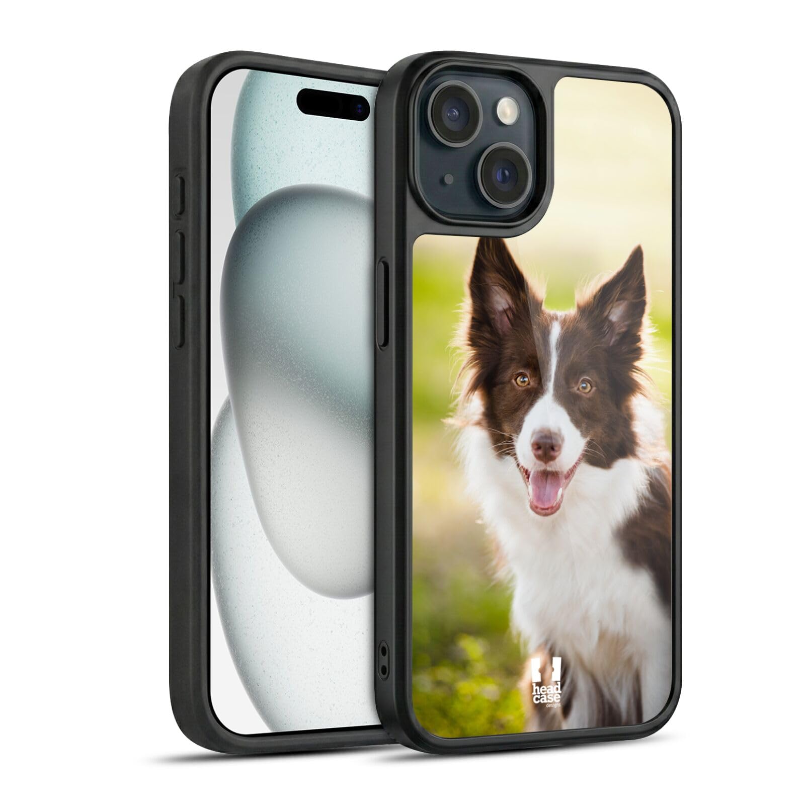 Coque antichoc iPhone 15 Border Collie pour éviter les rayures d'écran - 8
