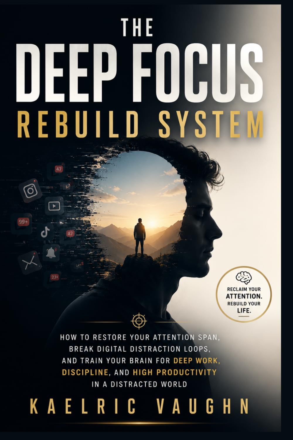 The Deep Focus Rebuild System: How to Restore Your Attention Span, Break Digital Distraction Loops, and Train Your Brain for Deep Work, Discipline, and High Productivity in a Distracted World