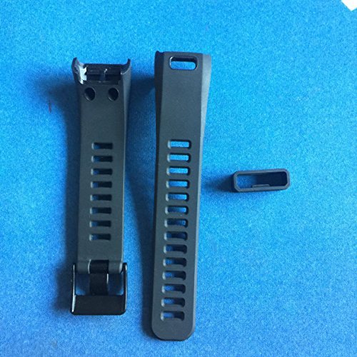 6-Pack Replacement Fastener Ring For Garmin Vivosmart Hr/Hr+ Bands, Silicone Connector Security Loop For Garmin Vivosmart/Vivosport/Vivoactive 4S/Vivomove 3S/Venu 2S(Black-6Pcs) #TOP6