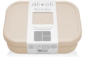 Ali+Oli Leak-Proof Coconut-Scented Silicone Bento Box