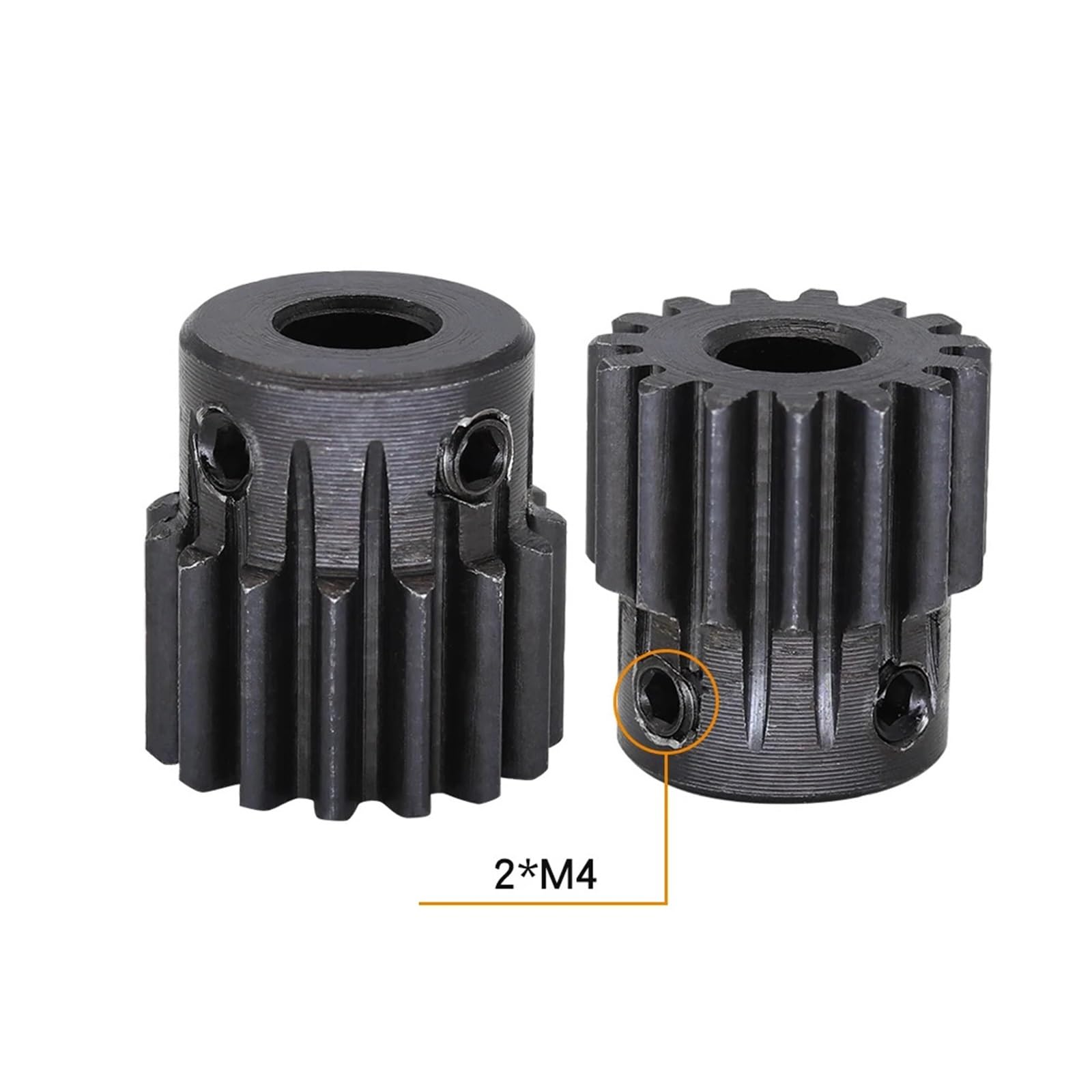 Ingranaggio Cilindrico 1M-15T/16T - Acciaio Inox 304, Diametro 17mm, Per Trasmissioni - Foto 4