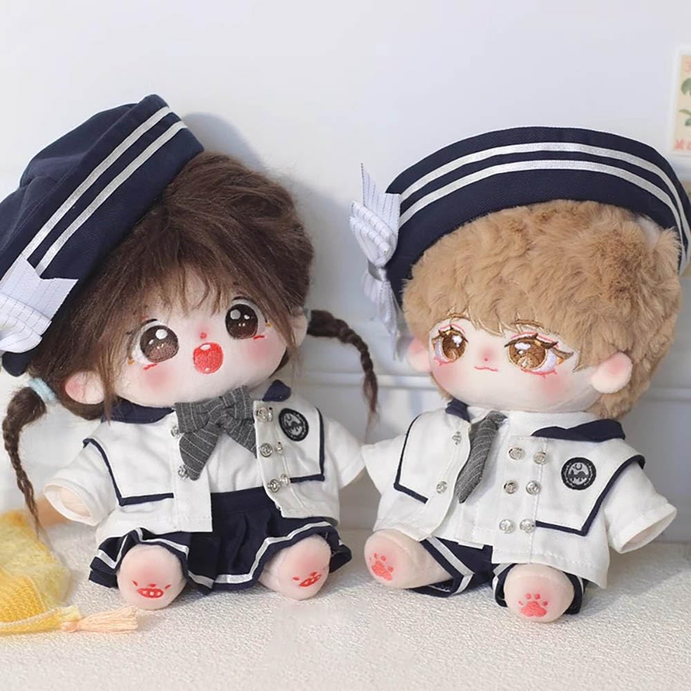 Niannyyhouse Plüsch-Puppen Kleidung Set 20cm - Hut, Weste, Hose, Rucksack