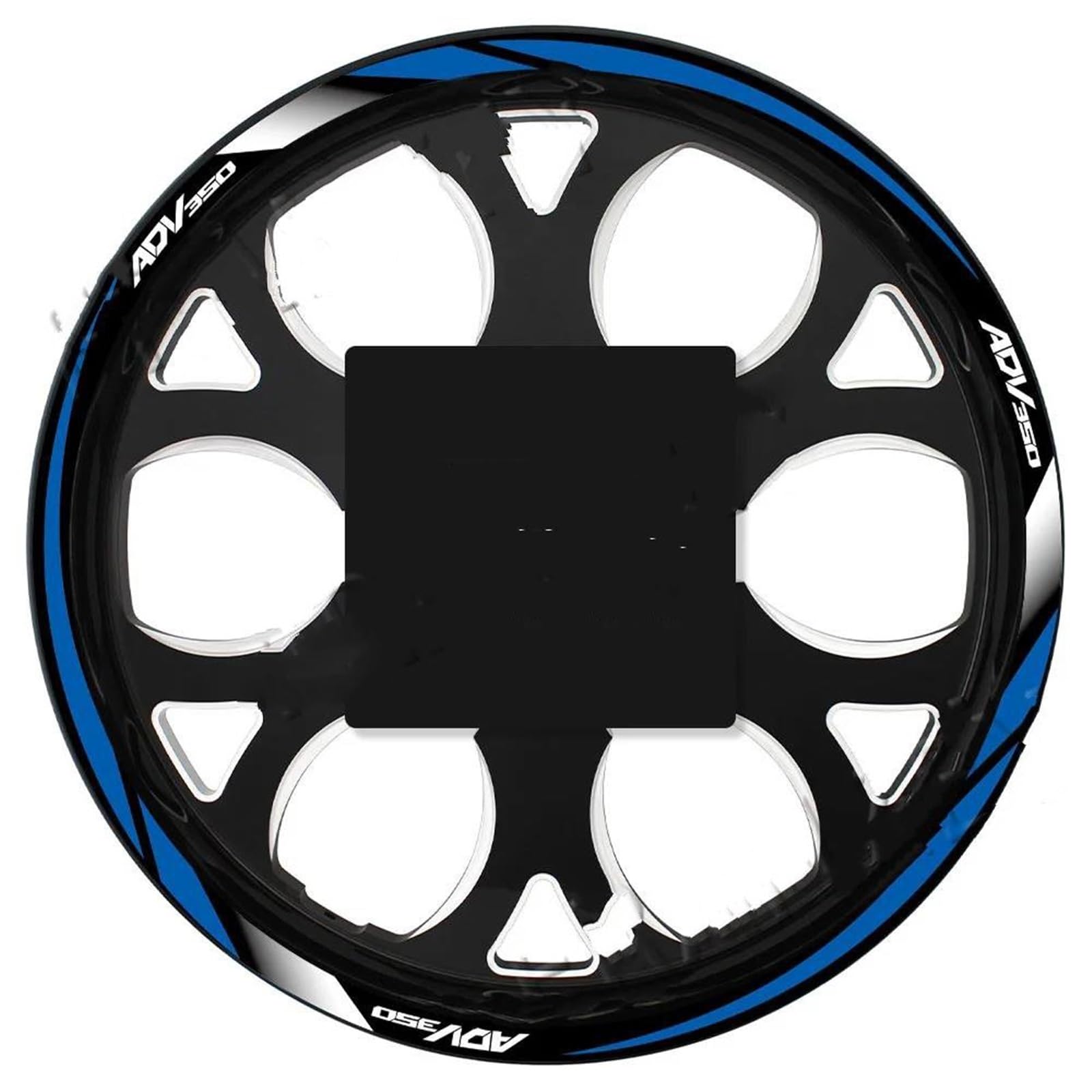 Motorcycle Wheel Sticker Tire Reflective Stripes Stickers Rim Decal for Aprilia Shiver 750(Color4)