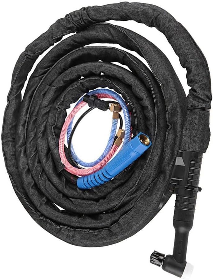 WP18 Water-Cooled Welding Torch 4M - 350A Capacity, 16mm Connector Industrial Welding Applications