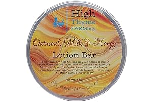 Oatmeal, Milk & Honey Solid Lotion Bar: A Nourishing Treat for Dry Skin
