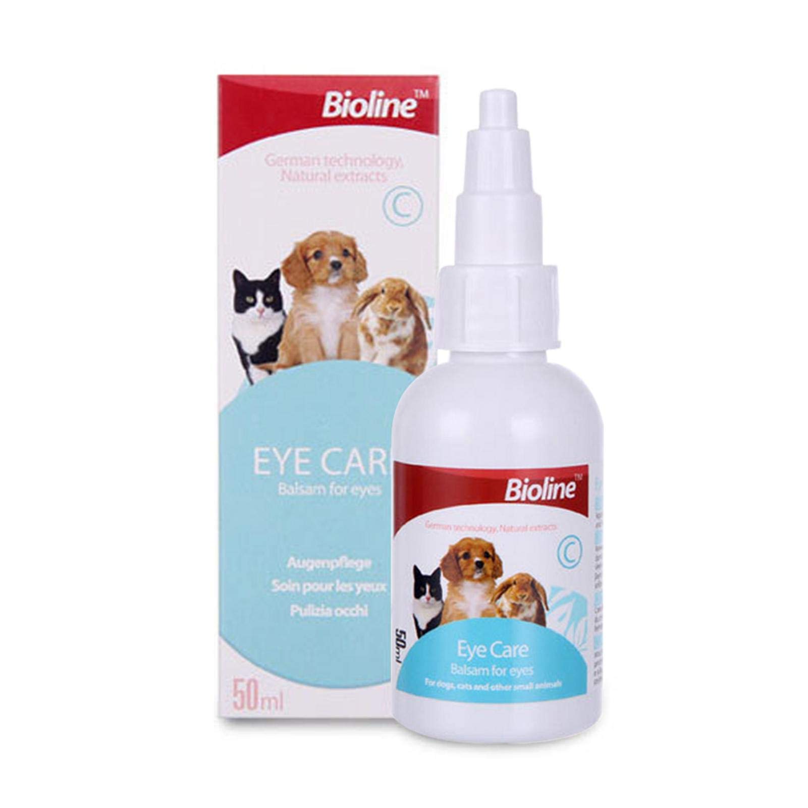 Buy Fulenyi Eye Wash Drops for Dogs, Cats & Pets (50ml) for Itchy