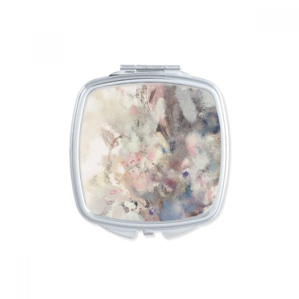 Miroir carré Mars Lotus cadeau mignon et coloré peinture à l'huile pour anniversaire