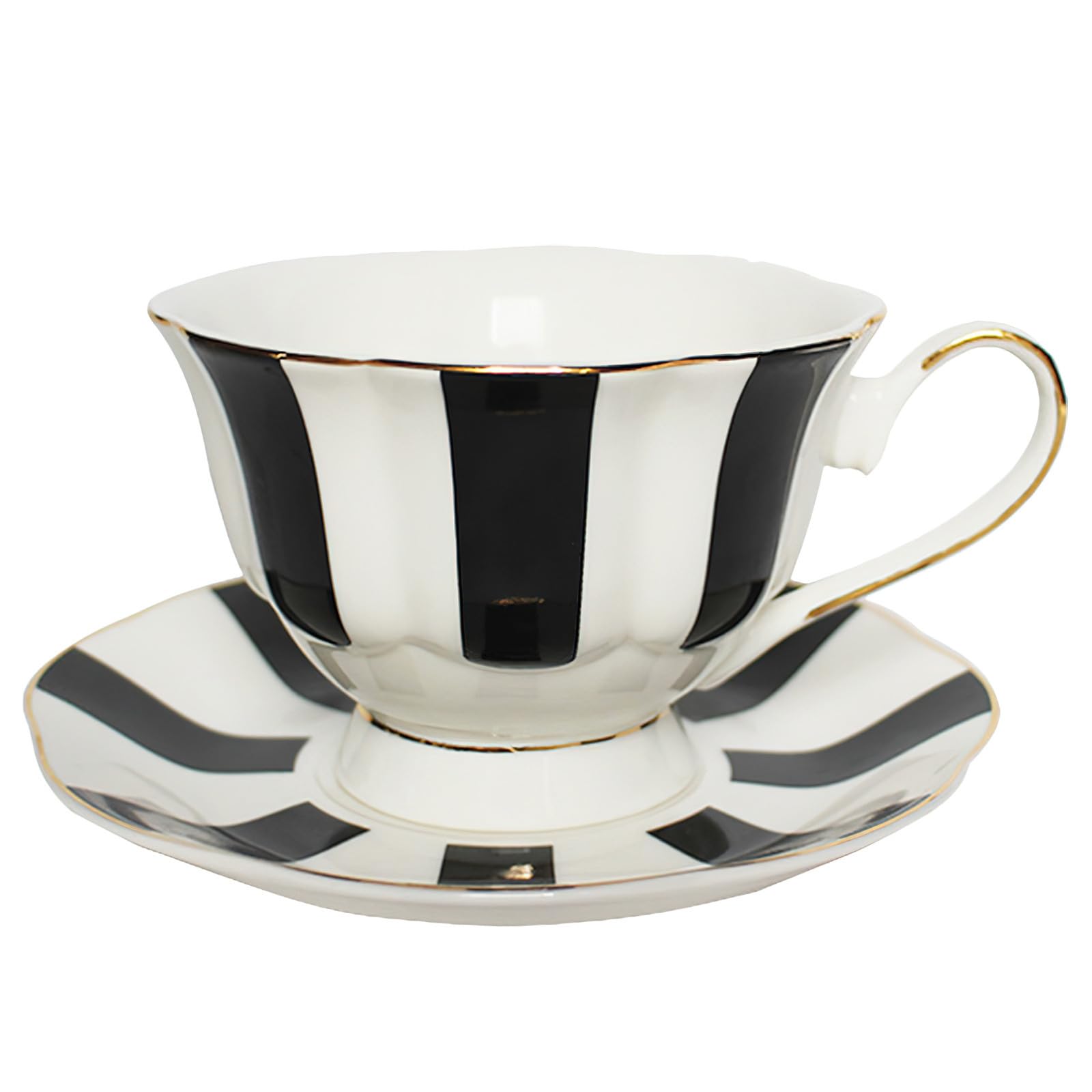 Kaffeetassen Satz aus Keramik mit Polka Dot Design 5.51X5.51X2.95 Zoll für Kaffee Haferflocken und Tee im Büro und Haushalt