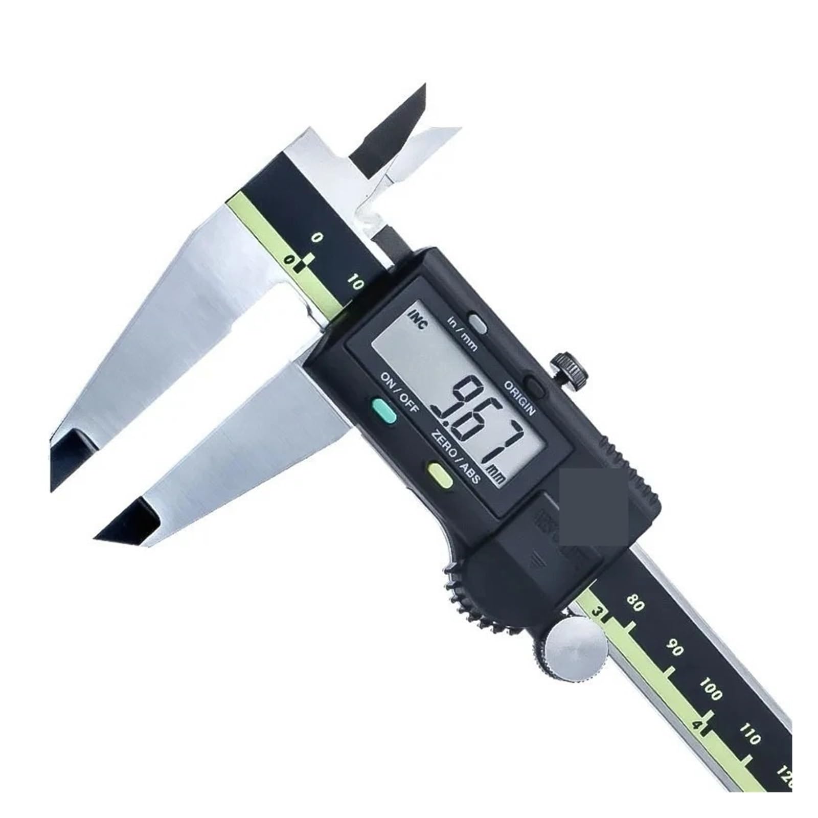 Calibrador digital, Calibrador digital absoluto Vernier 500-196, 12 pulgadas, 0-200 mm/pulgada, precisión de 0,01 mm, LCD, herramientas de medición electrónicas,Alta precisión(150mm)
