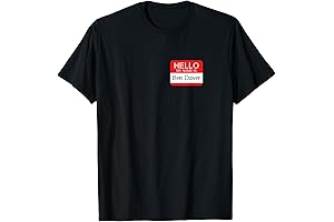Hello My Name is Dizzy Dyl Funny Adult Humor Joke Pun T-Shirt