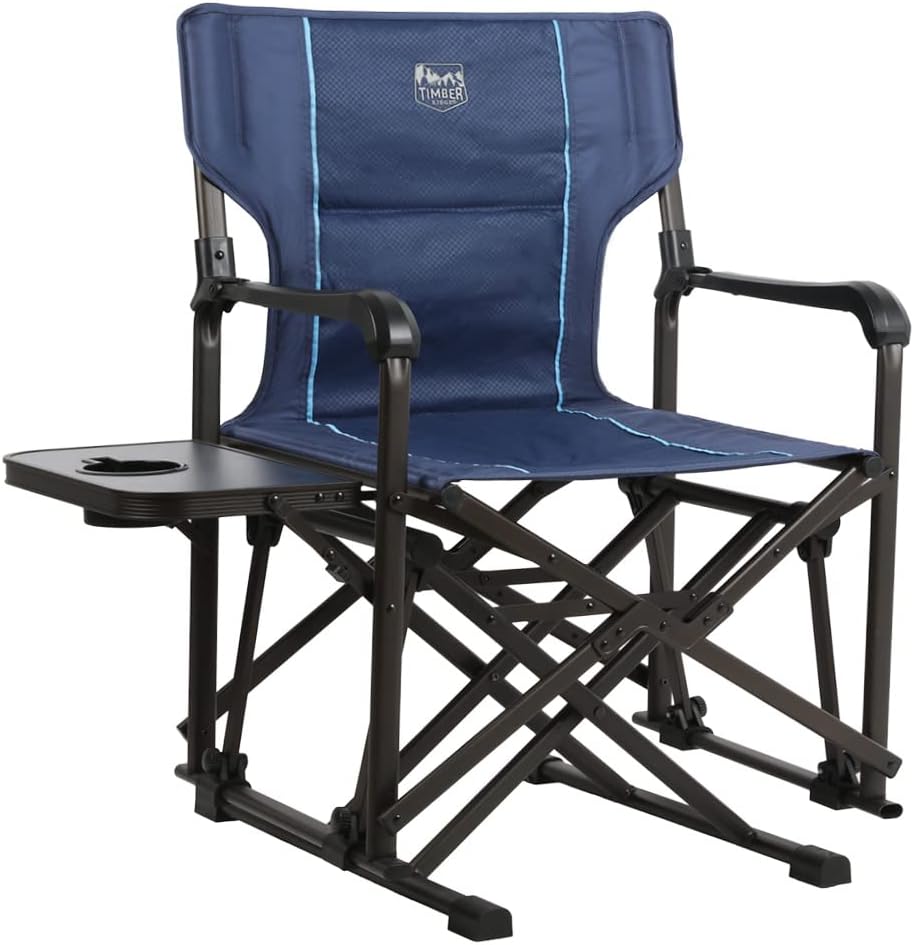 Timber Ridge Outdoor Directors Side Table Rocking Folding