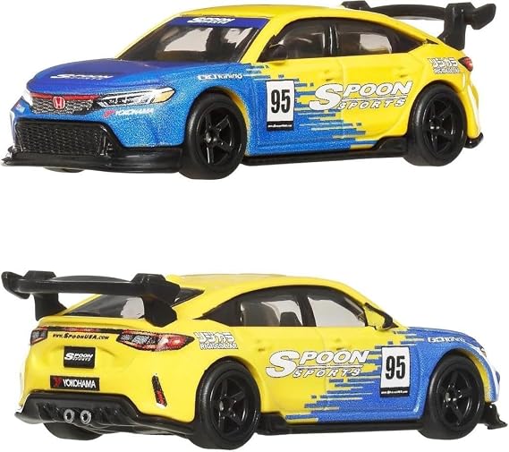1:64 Hot Wheels Premium Car Culture Pack of 2 99 HONDA CIVIC TYPE R (EK9) & HONDA CIVIC TYPE R HBL96 - JBL00