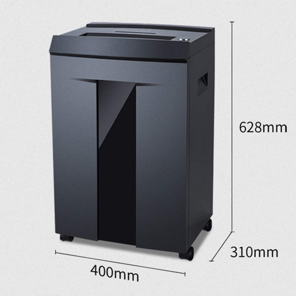 Papel de Micro-Corte de Alta Seguridad de 8 Hojas, CD/DVD y trituradora de Tarjetas de crédito, 30L súper trituradora de Gran Capacidad 40 Minutos de Papel triturado Continuo