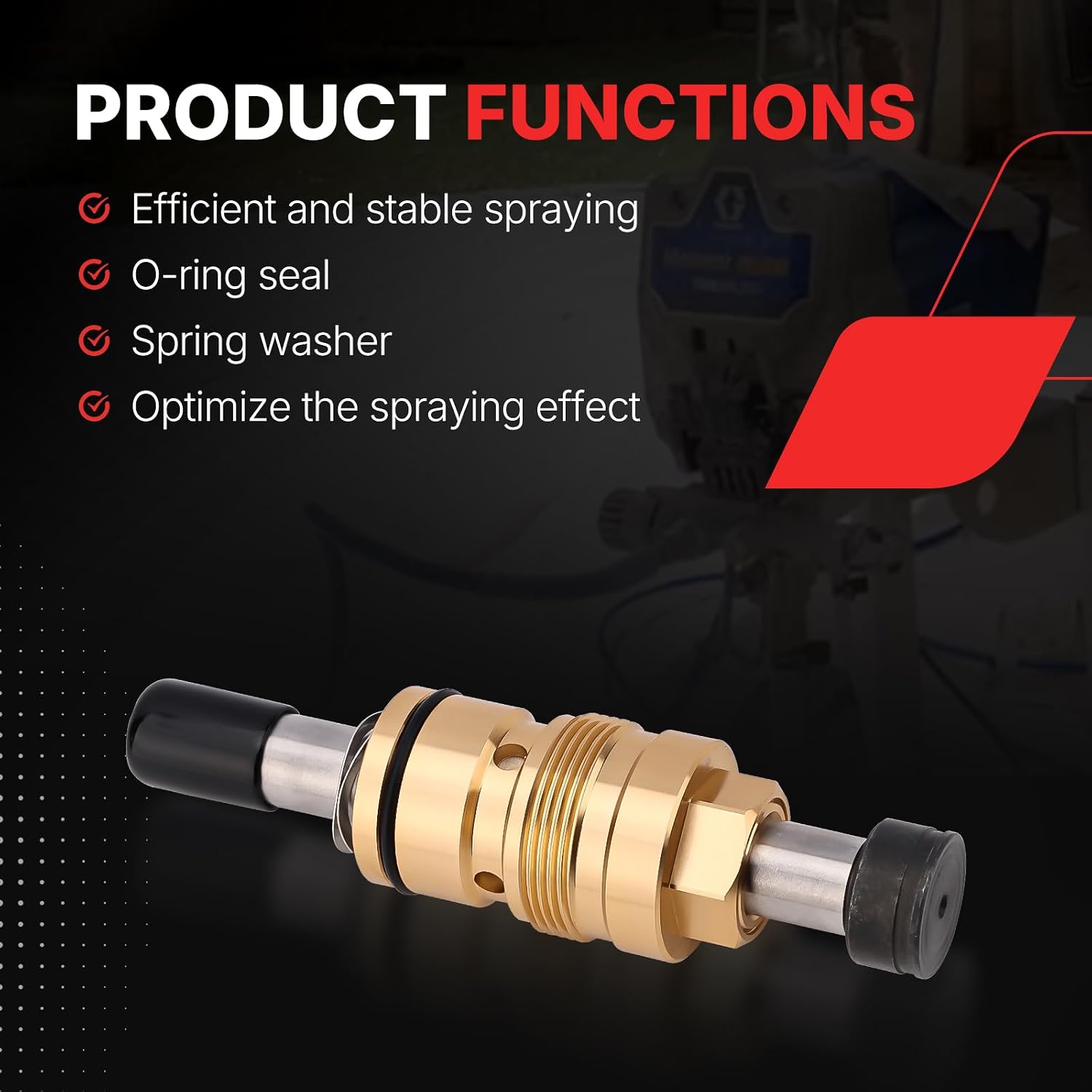 24Y472 Power Paint Sprayers Pump Compatible with Graco ProXChange ProX17 ProX19 ProX21 Electric Airless Sprayer Pump High Alloy Steel