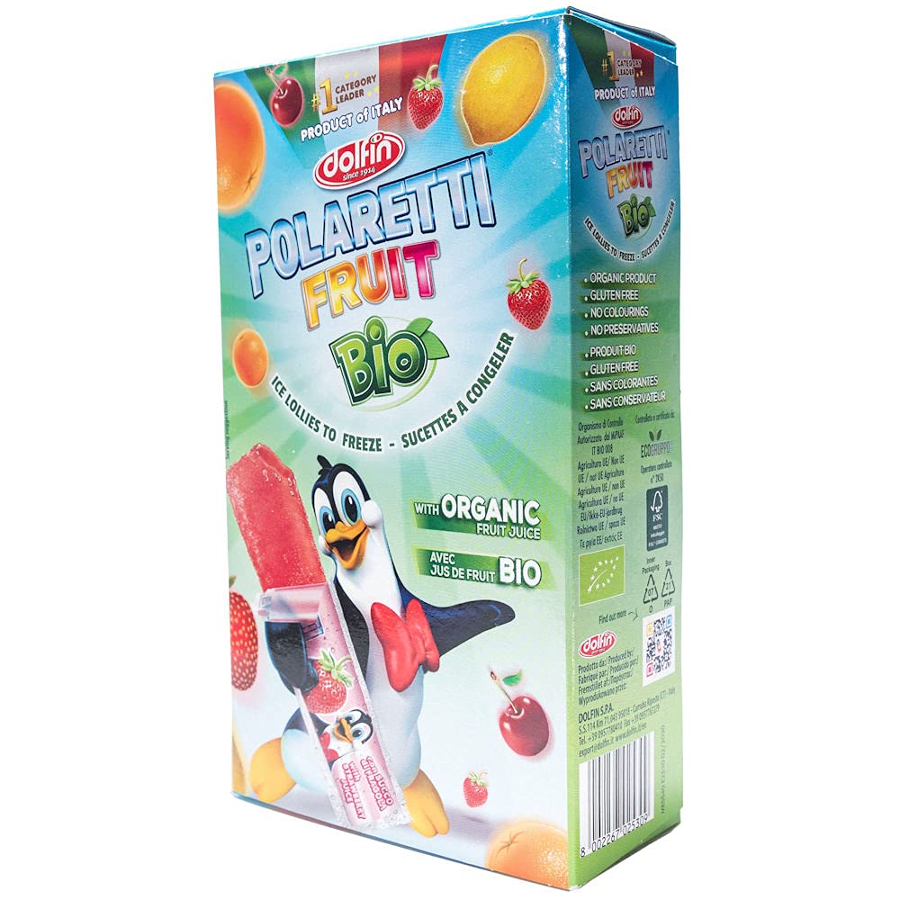 HELADOS DE AGUA PAR CONGELAR BIO 10 uds. x 40 ml - POLARETTI FRUIT - 2