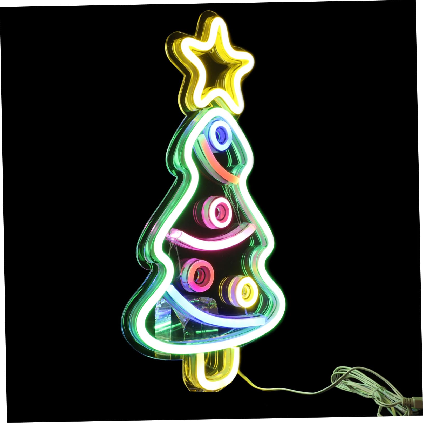 Amazon.co.jp: POPETPOP 1個 オーナメント ネオン 装飾 クリスマス