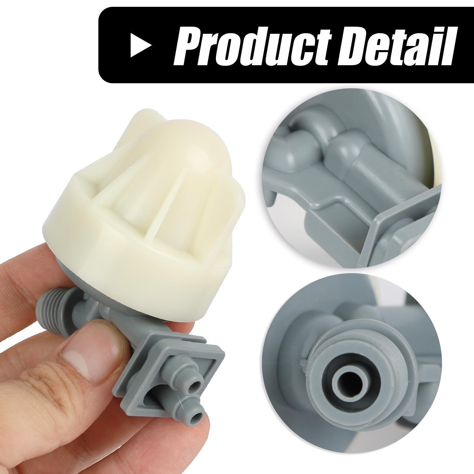 Ulepszona dysza zmiękczacza wody 7187065 i zespół Venturiego, pasuje do GE, Kenmore, Morton, Whirlpool, NorthStar, Rheem zmiękczacza wody, zastępuje 7187065, 7214969, 7165704, 7238450 i WS15X10027