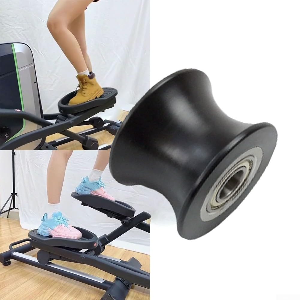 Elliptische Beinrolle für Zuhause, Fitnessstudio, Cardio-Geräte, 70 x 51 x 17 mm, langlebiger Kunststoff-Ersatz für Teil