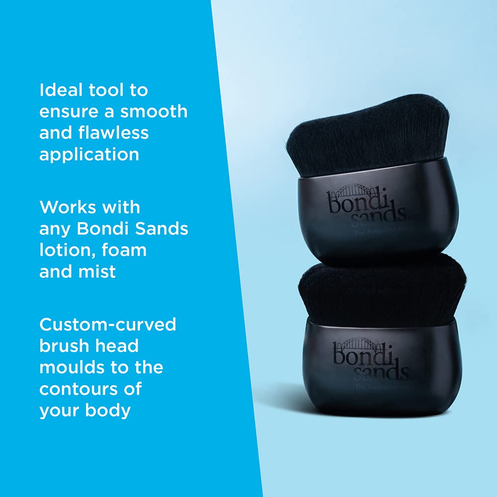 Bondi Sands Self Tan Body Brush, Buffs & Blends to Ensure a Smooth & Flawless Application of Tanning Lotions, Foams, & Mists, Washable & Reusable