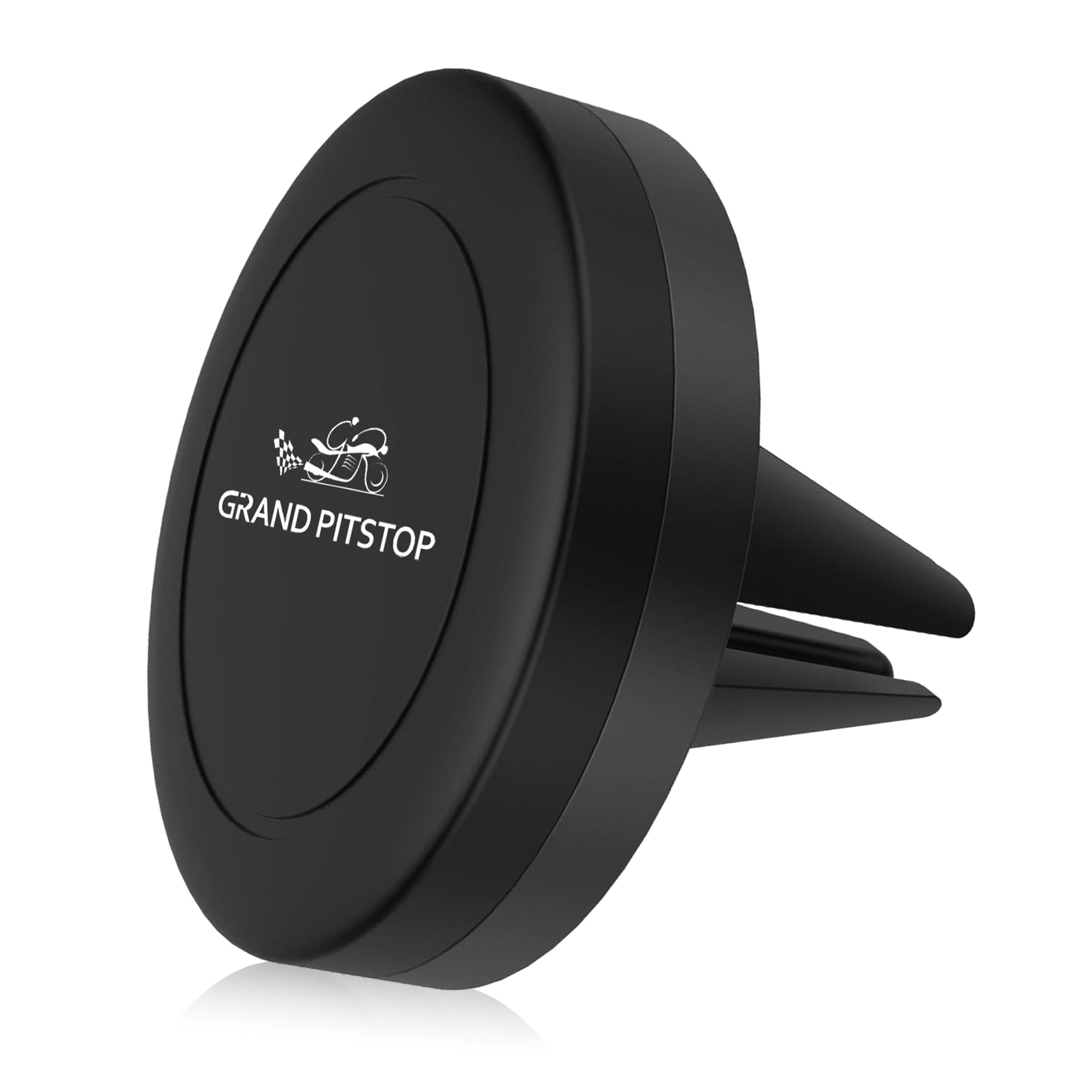 GRAND PITSTOPUniversal Magnetic Air Vent Mount Car Mobile Holder Claw Grip Holder Sturdy Super Strong Magnetic Hold 360° Rotational Black