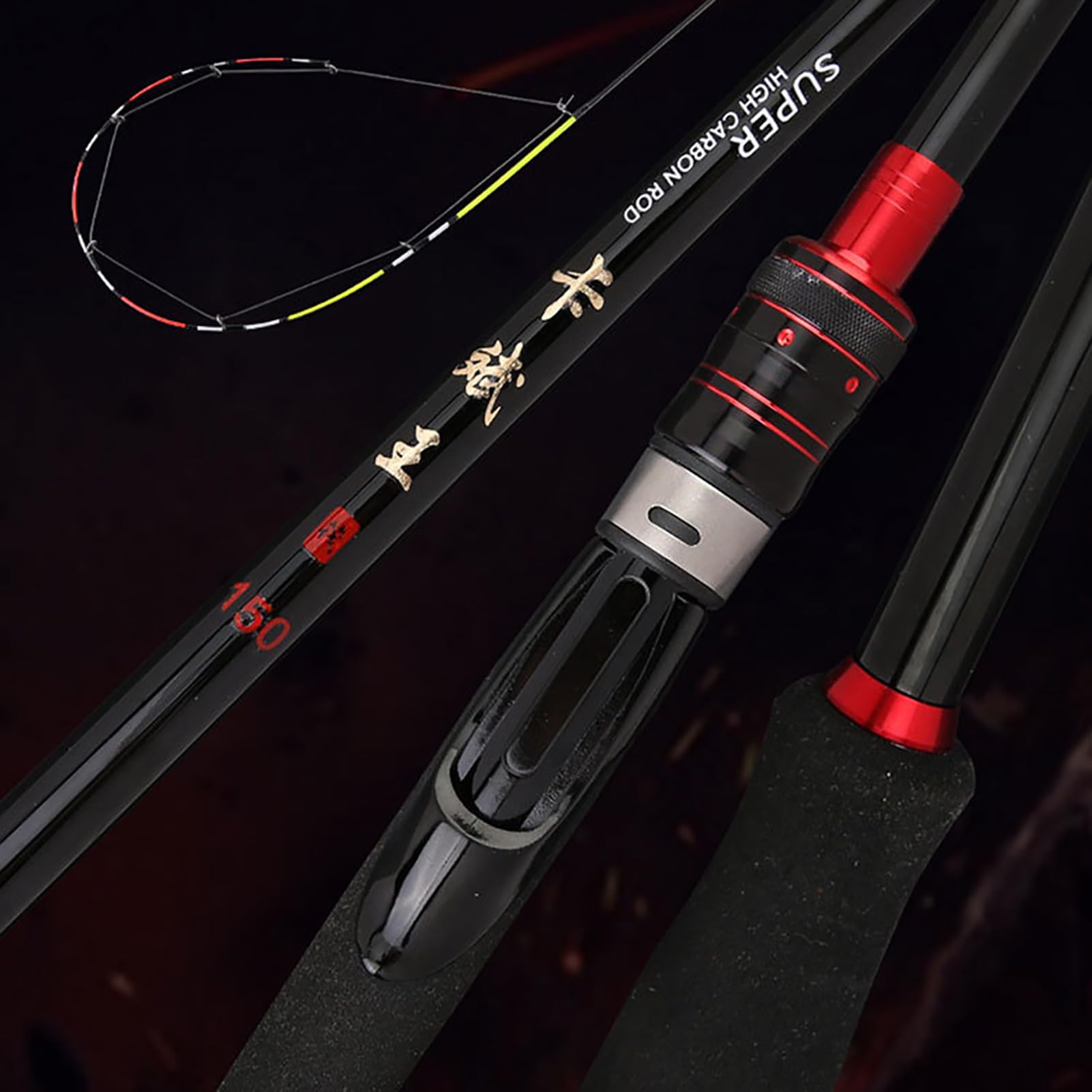 Caña De Pescar Para Baitcasting | Caña De Pescar Para Lanzamiento Desde La Orilla | Caña De Lanzamiento Sensible Caña De Pescar Para Baitcasting Caña De Baitcasting Portátil Pesada Caña De Baitcasting
