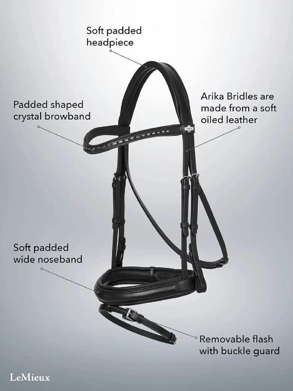 LeMieux Arika Dressage Bridle