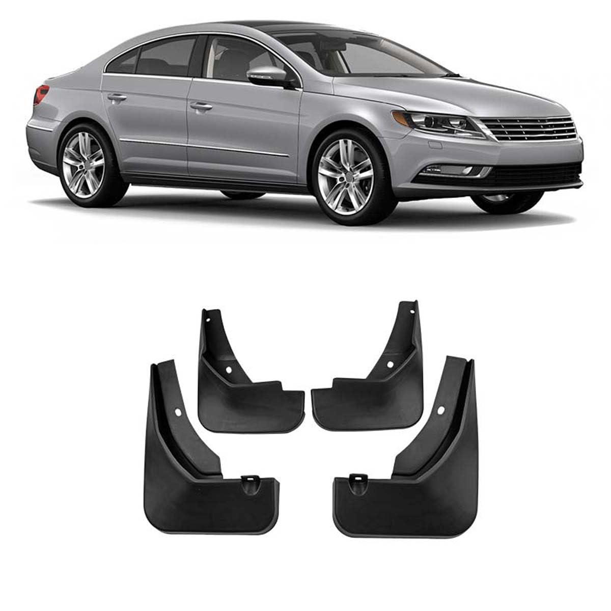 BXQDAM Car mud flaps,Compatible with VW passat CC 2013-2018,Car exterior accessories
