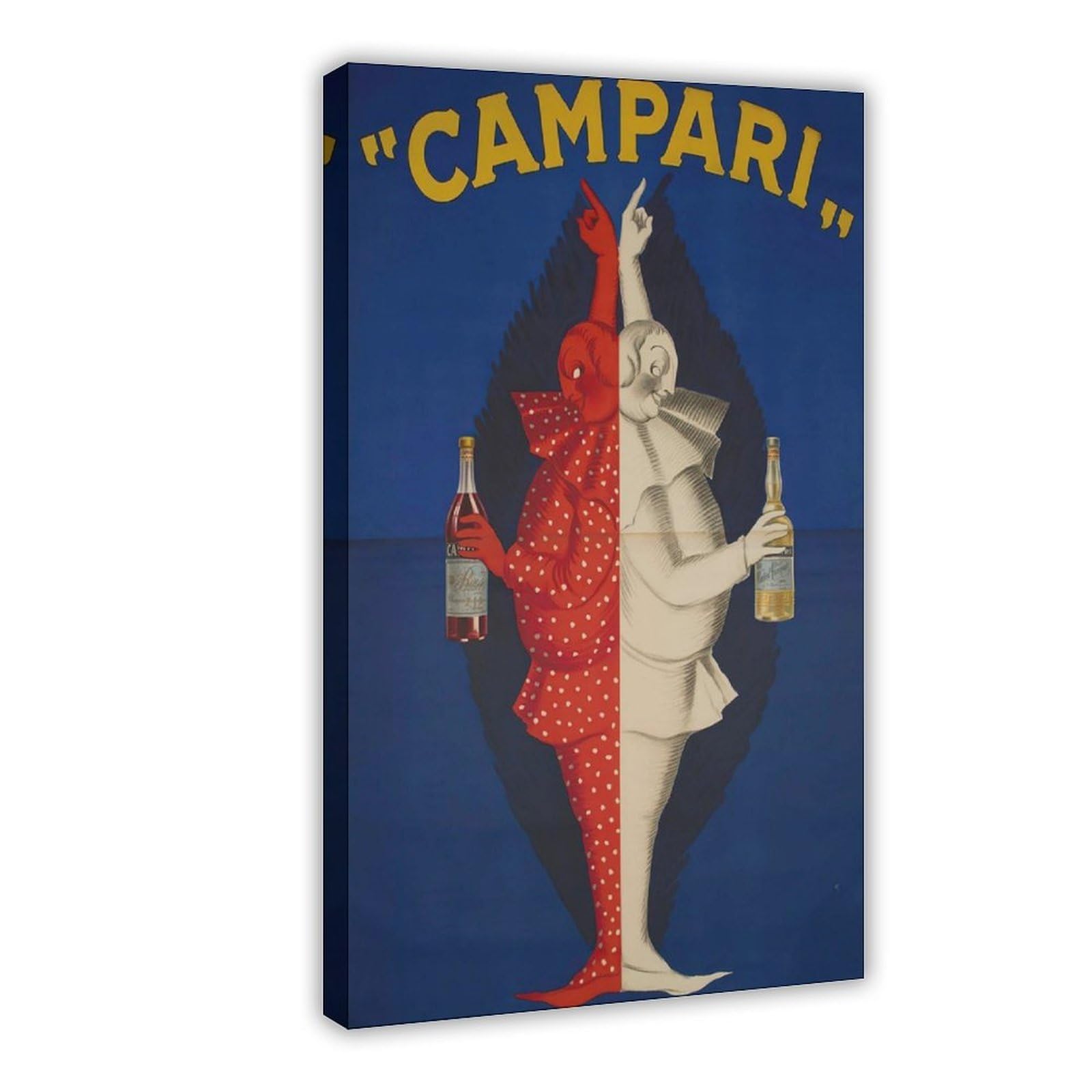 UTGN Vintage Campari Poster Canvas Poster Wall Art Print Picture Paintings 08x12inch(20x30cm)