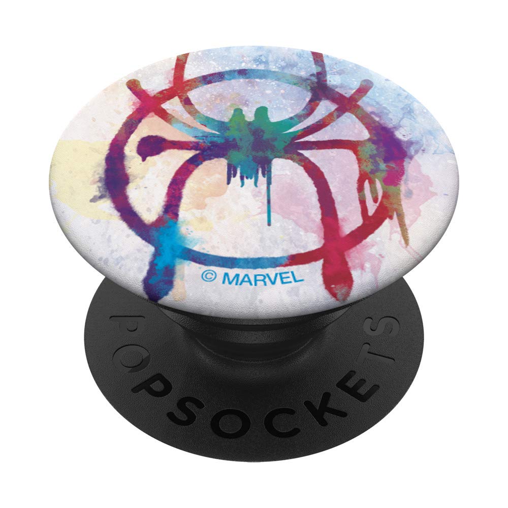 PopSockets Marvel Spider-Man Into the Spider-Verse Watercolor Icon  PopSockets PopGrip: Swappable Grip for Phones Tablets - Main Image