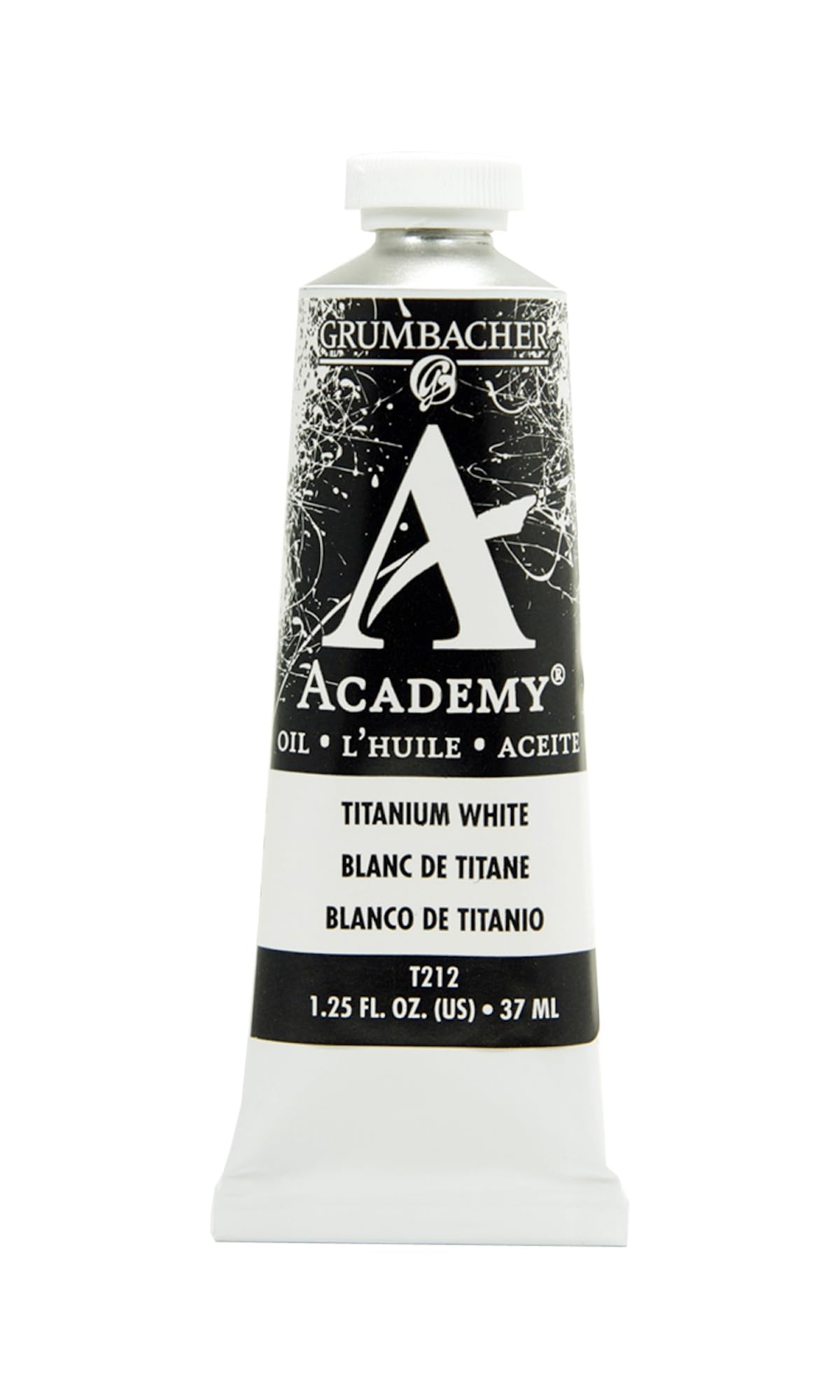 Grumbacher Academy Oil Paint, 37 ml/1.25 oz, Titanium White