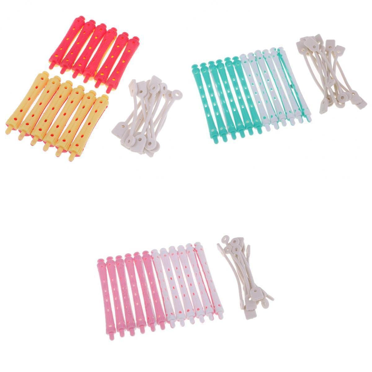 HEAVENGLOW Lot 36 Pieces Hair Curler Clamps Hairdreser Perm Rods Hair Styling DIY Tools-picture-39