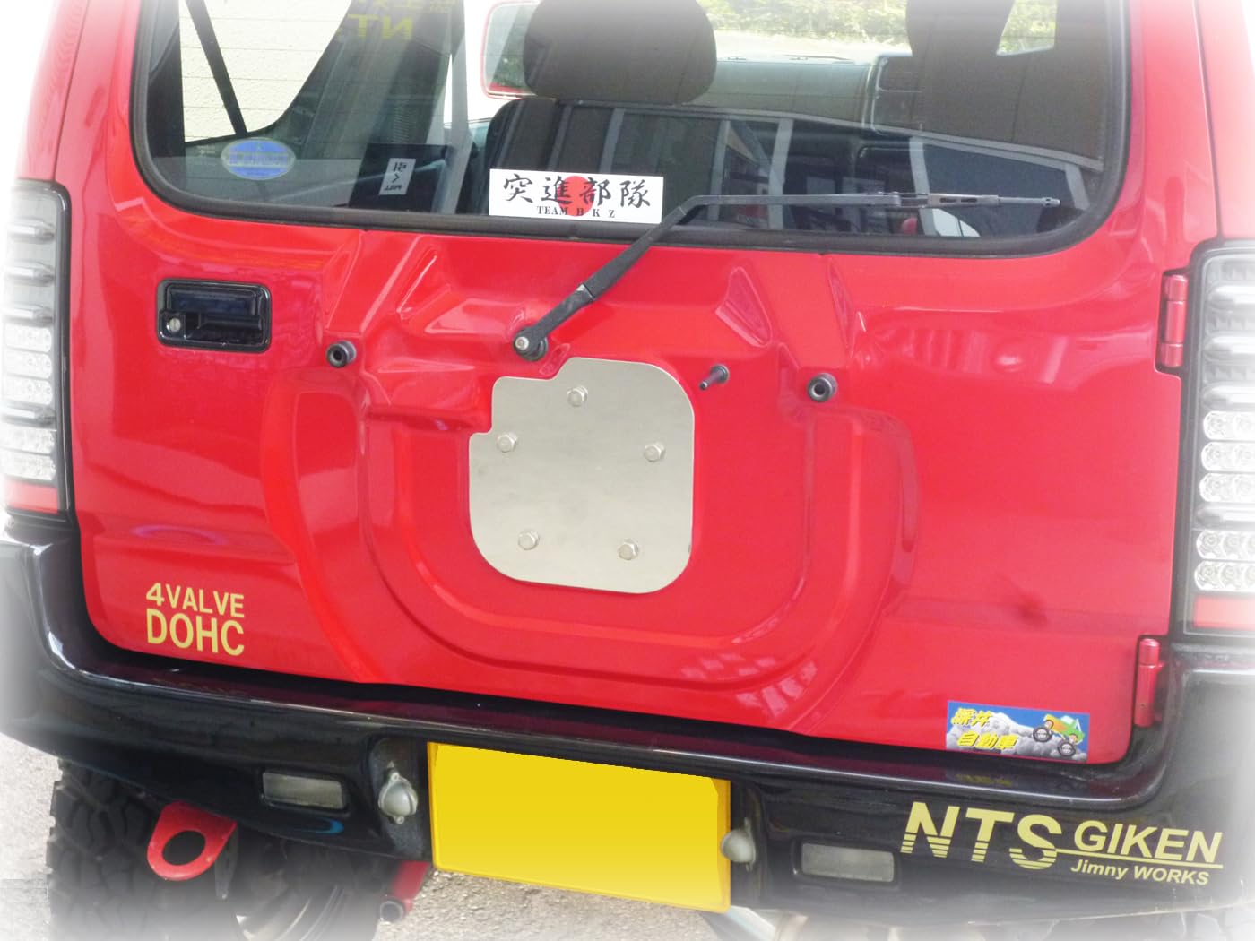 即納 ORS タニグチ ステンレス製 スペアタイヤプレート スズキ